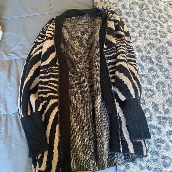 AFRM fulton sweater in brown noir zebra - Picture 2 of 5